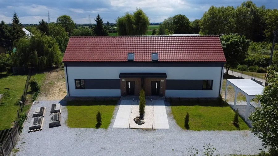 powiat wrocławski, Małuszów, Krzyżowicka, Bliźniak 0% prowizji, 7 min od Bielan,duża działka