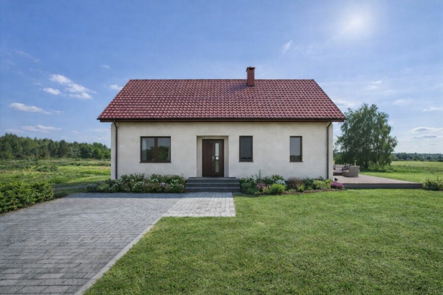 powiat trzebnicki, Złotów, Mały, wiejski domek z widokiem na...CUDOWNE NIC!