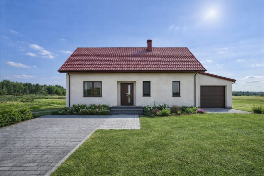 powiat trzebnicki, Złotów, Mały, wiejski domek z widokiem na...CUDOWNE NIC!