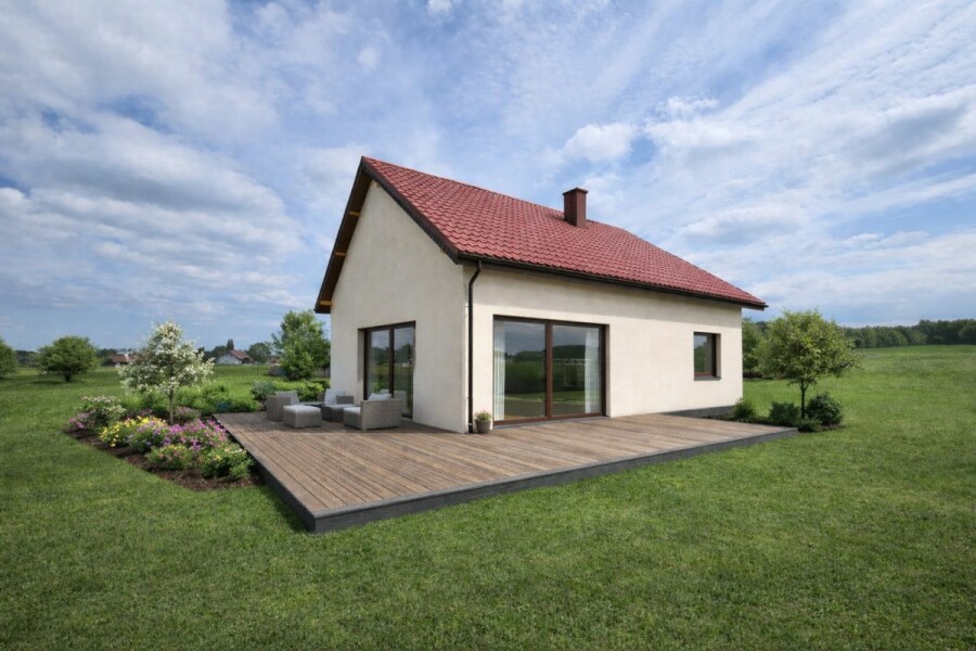 powiat trzebnicki, Złotów, Mały, wiejski domek z widokiem na...CUDOWNE NIC!