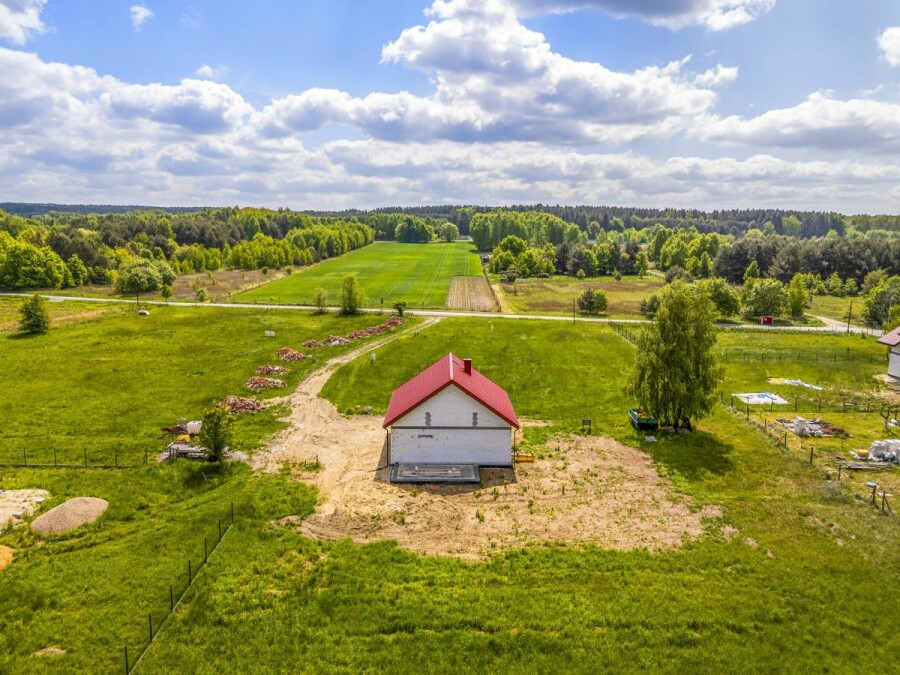powiat trzebnicki, Złotów, Mały, wiejski domek z widokiem na...CUDOWNE NIC!