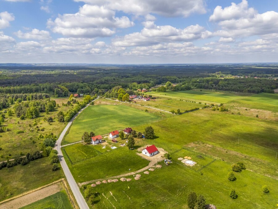 powiat trzebnicki, Złotów, Mały, wiejski domek z widokiem na...CUDOWNE NIC!
