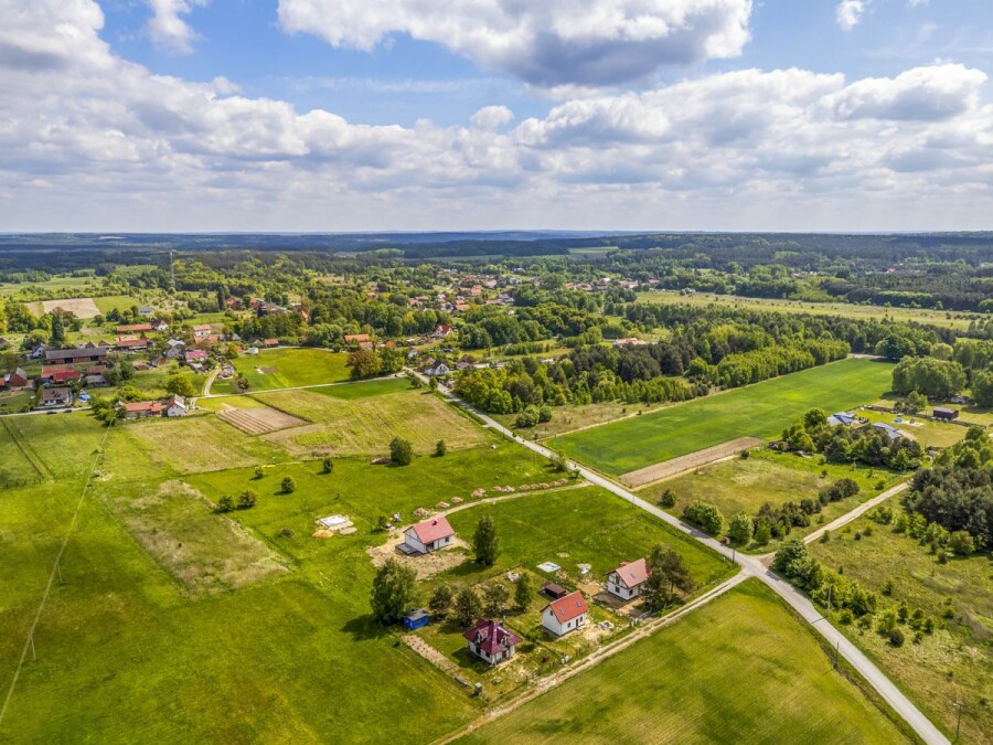 powiat trzebnicki, Złotów, Mały, wiejski domek z widokiem na...CUDOWNE NIC!