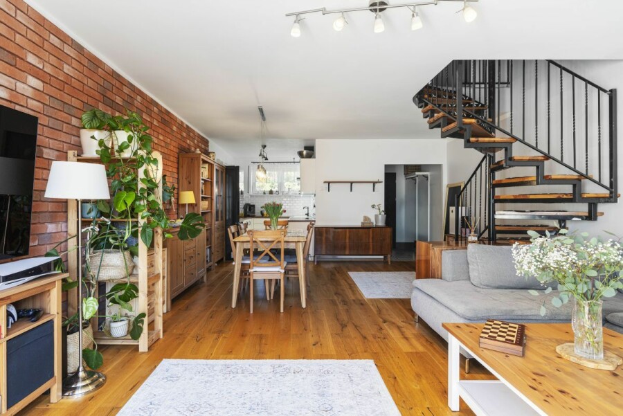 Wrocław, Partynice, Sąsiedzka, Krzyki | 4 pokoje | dwupoziomowe | garaż | balkon