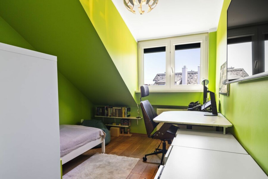 Wrocław, Partynice, Sąsiedzka, Krzyki | 4 pokoje | dwupoziomowe | garaż | balkon